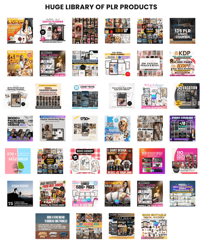 50,000 PLR PRODUCTS WITH RESELL RIGHTS
