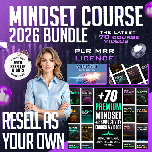 70+ Mindset Video Courses With Resell Rights
