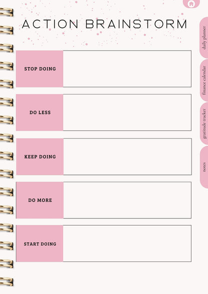 That Girl Planner: Both Digital & Printable | with Resell Rights