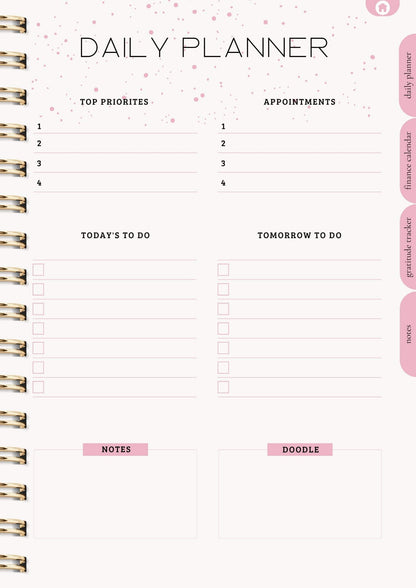 That Girl Planner: Both Digital & Printable | with Resell Rights
