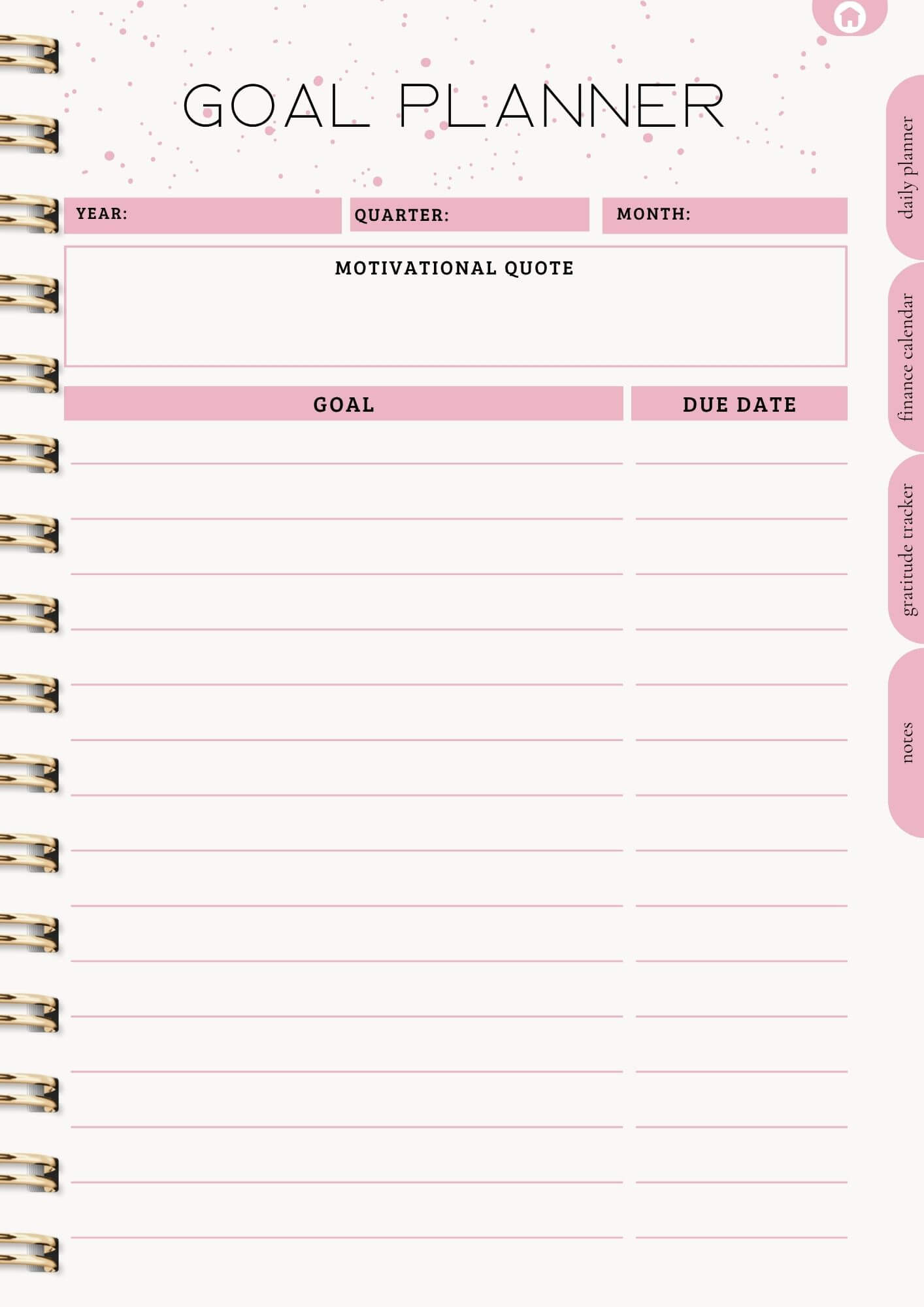 That Girl Planner: Both Digital & Printable | with Resell Rights