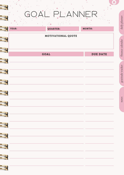 That Girl Planner: Both Digital & Printable | with Resell Rights