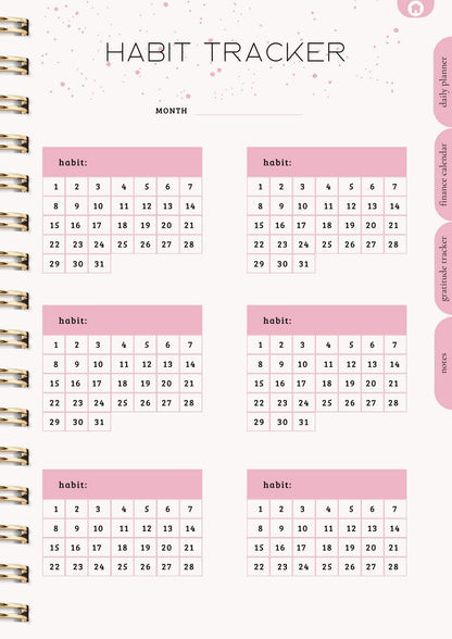 That Girl Planner: Both Digital & Printable | with Resell Rights