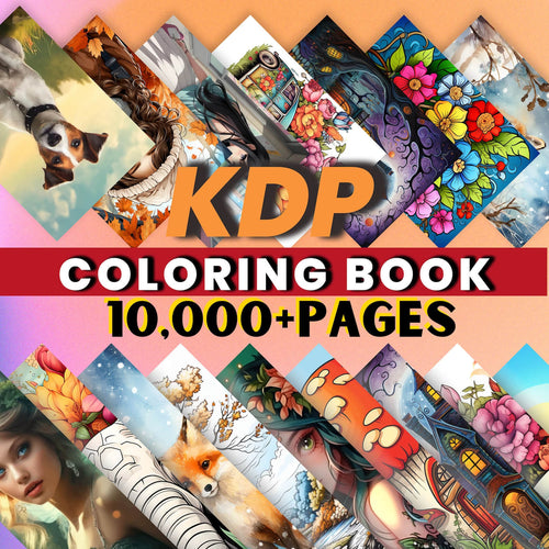 10,000+ Pages PLR Coloring Books | With Resell Rights!