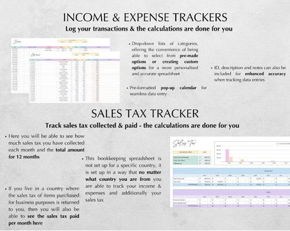 PLR Bookkeeping Spreadsheets with Resell Rights Included
