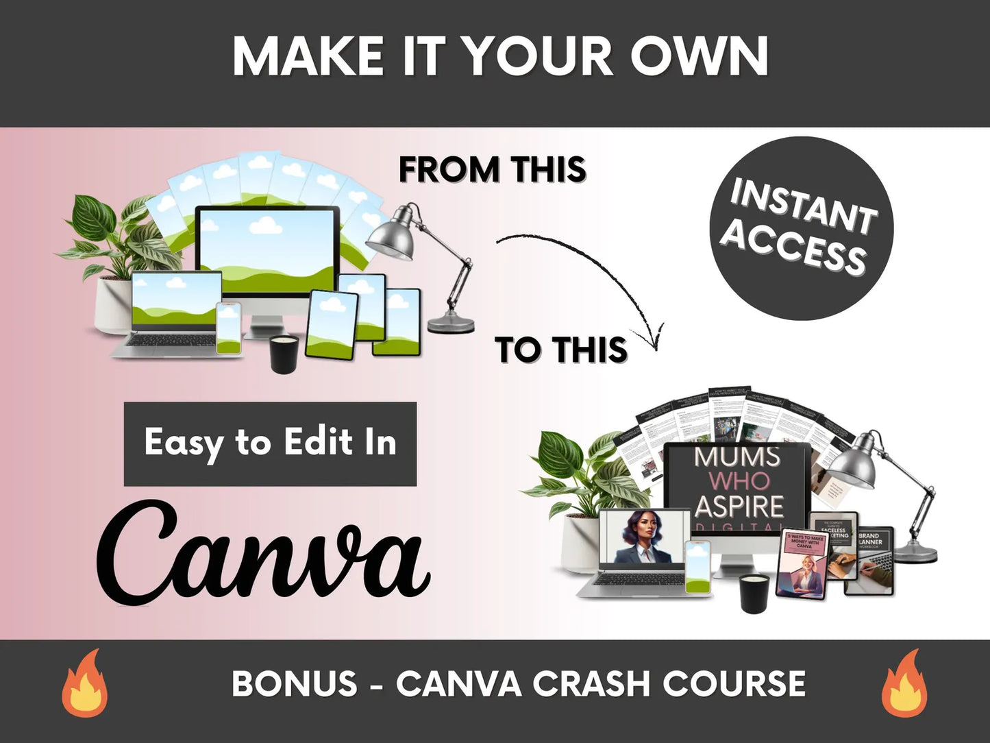 1,400 Editable Mockup Templates for Your Digital Products