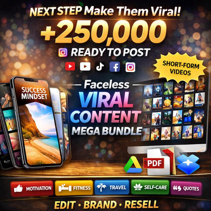 250,000+ Video Reels Mega Bundle | Perfect for TikTok, Instagram & YouTube Shorts