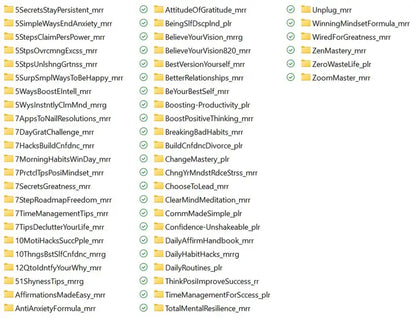 570+ Self-Help PLR eBooks with Resell Rights
