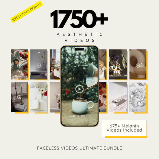 1750+ Faceless Videos Posts with Resell Rights