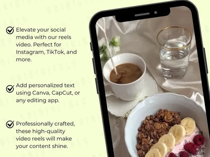 950 Food Reels for Social Media | with Resell Rights | Instagram| TikTok| Facebook