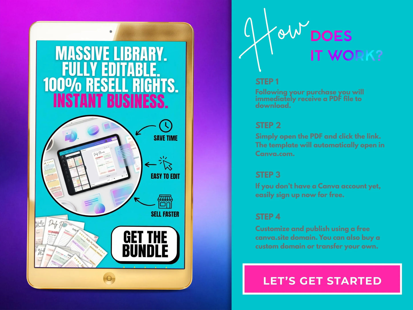 15,000+ Pages PLR Planners, Journals, & Templates | 2026 Bundle | with Resell Rights