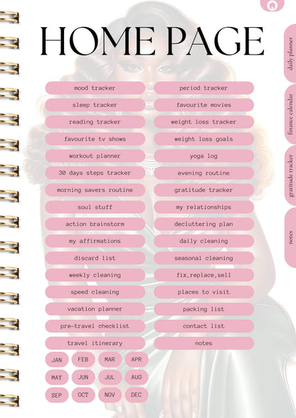 That Girl Planner: Both Digital & Printable | with Resell Rights