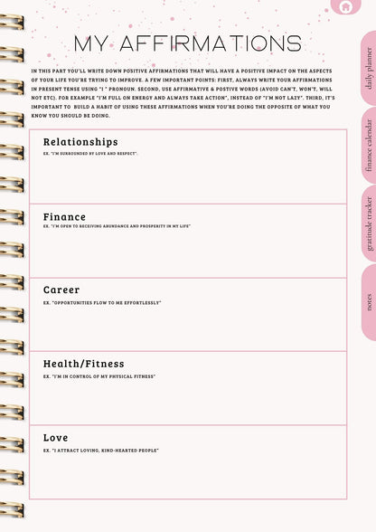 That Girl Planner: Both Digital & Printable | with Resell Rights