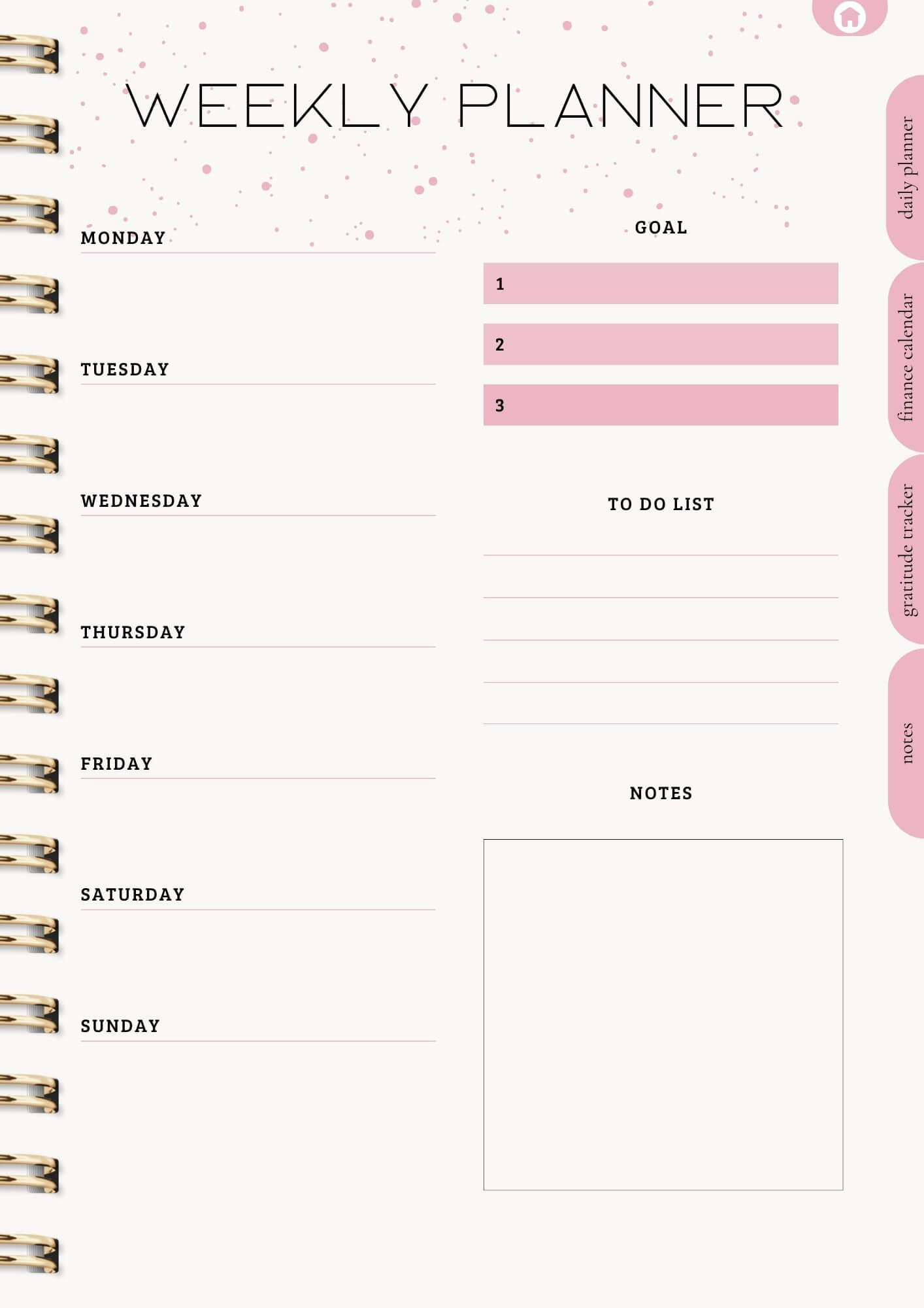 That Girl Planner: Both Digital & Printable | with Resell Rights
