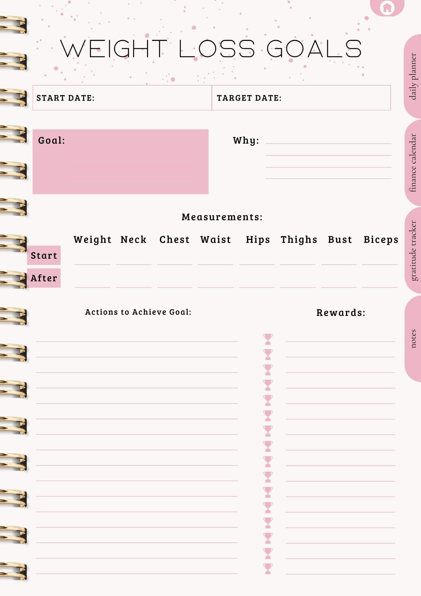 That Girl Planner: Both Digital & Printable | with Resell Rights