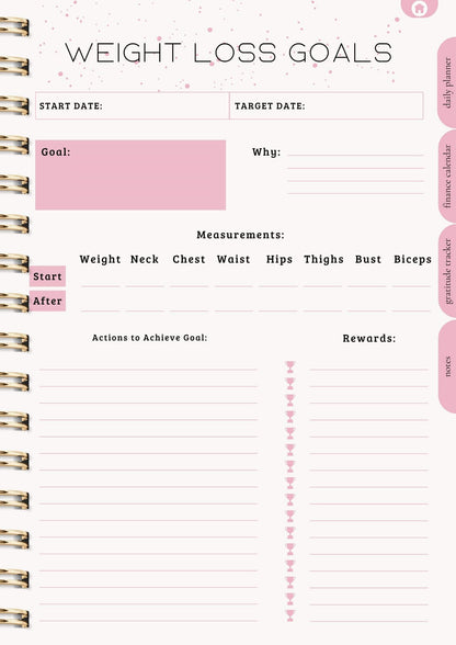 That Girl Planner: Both Digital & Printable | with Resell Rights